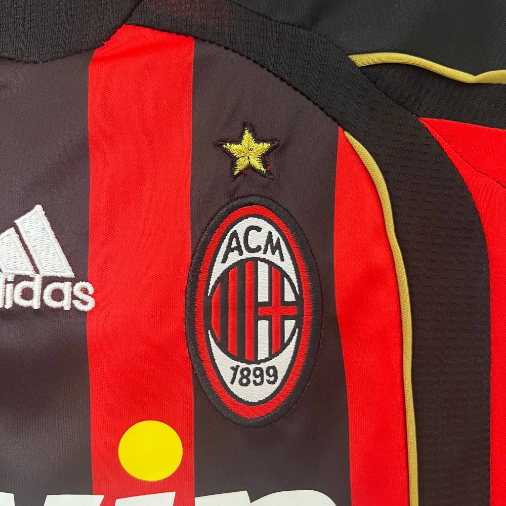 2006/2007 Retro AC Milan Home Football Shirt 1:1 Thai Quality Kids Size