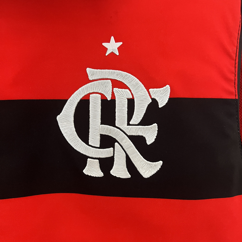 2024-2025 Flamengo CasuaI Reversible Windbreaker(white-red)Soccer Jersey 1:1 Thai Quality