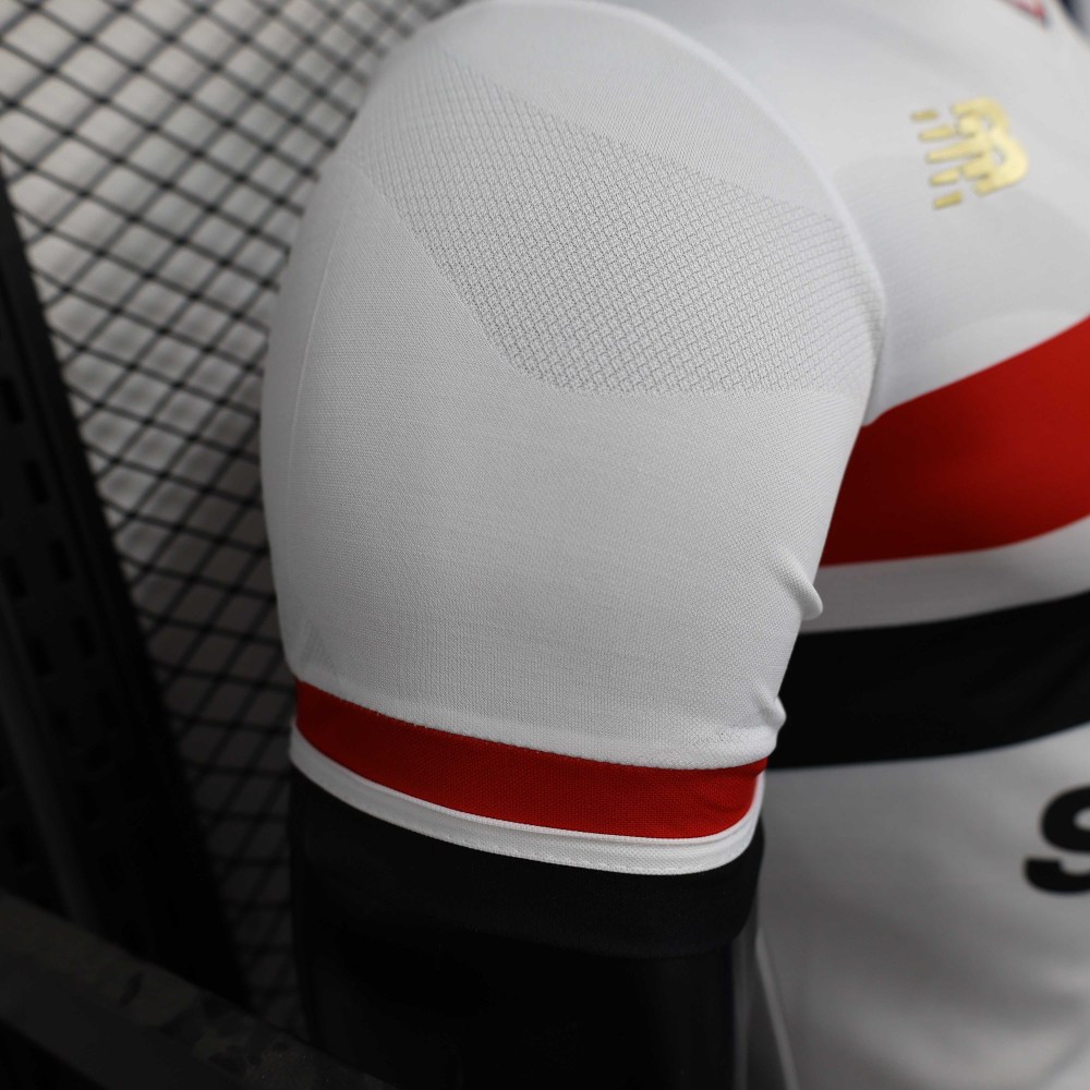 2025/2026 Player Version São Paulo Home Football Jersey 1:1 Thai Quality