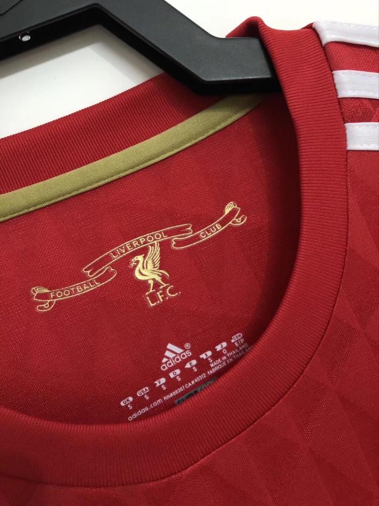 2010/2011 Retro Liverpool FC Home Football Jersey Long Sleeve 1:1 Thailand Quality
