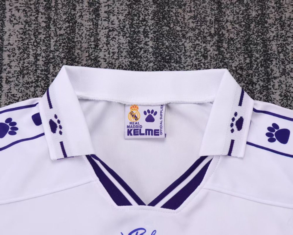 1994-1996 Retro Real Madrid Home Football Shirt 1:1 Thai Quality Kids Size