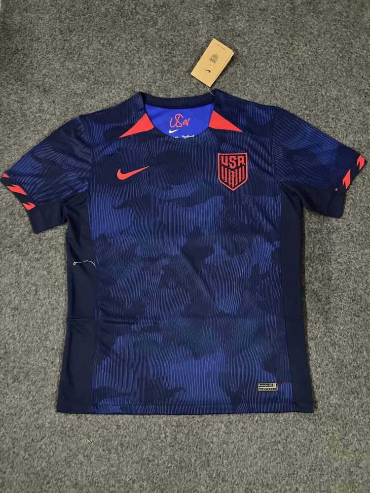 2023 United States National team Away Football Shirt 1:1 Thai Quality