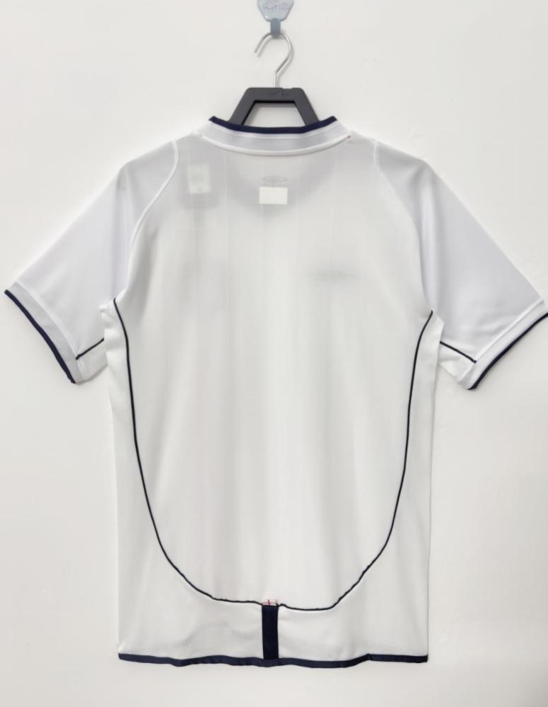 2002 Retro England Home Soccer Jersey 1:1 Thai Quality