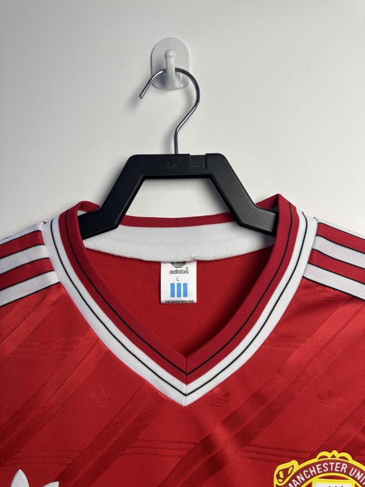 1986/1988 Retro Manchester United Home Football Shirt 1:1 Thai Quality