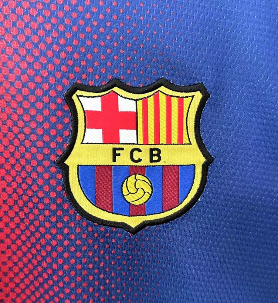 2012/2013 Retro Long Sleeve Barcelona Home Football Shirt 1:1 Thai Quality