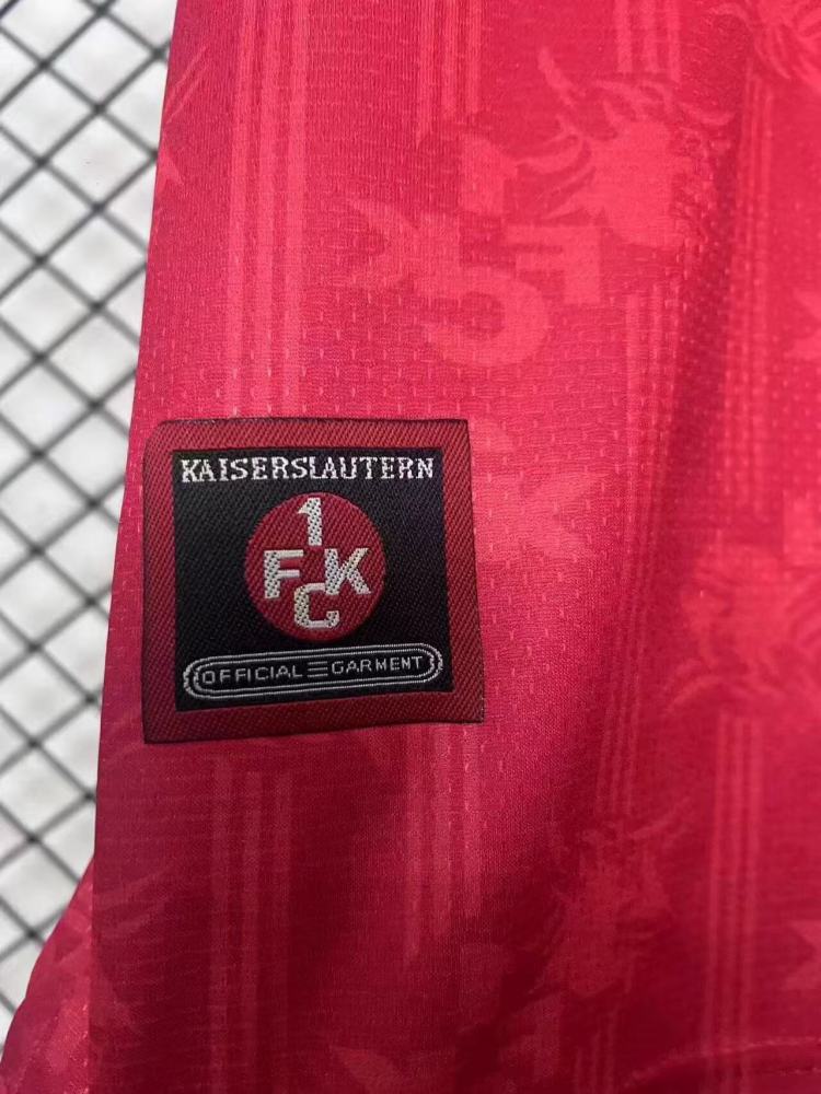 1997/1998 Retro FC Kaiserslautern Home Football Jersey 1:1 Thai Quality