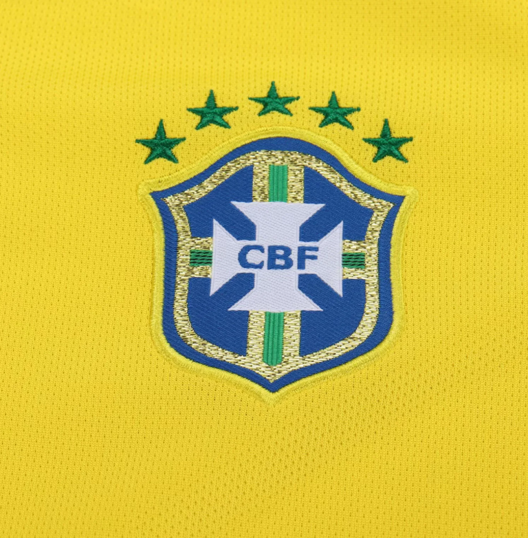 2014 Retro Brazil Home Football Jersey 1:1 Thai Quality Kids Size