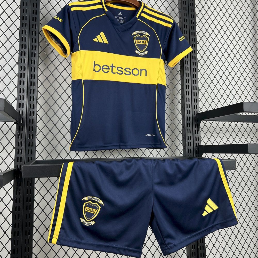 2025/2026 Boca Juniors Home Football Jersey 1:1 Thai Quality Kids Size