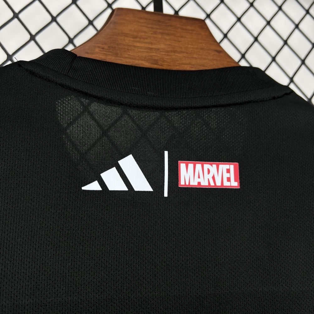 2025/2026 Real Madrid Collaboration With Marvel 02 Football Shirt 1:1 Thai Quality Kids Size