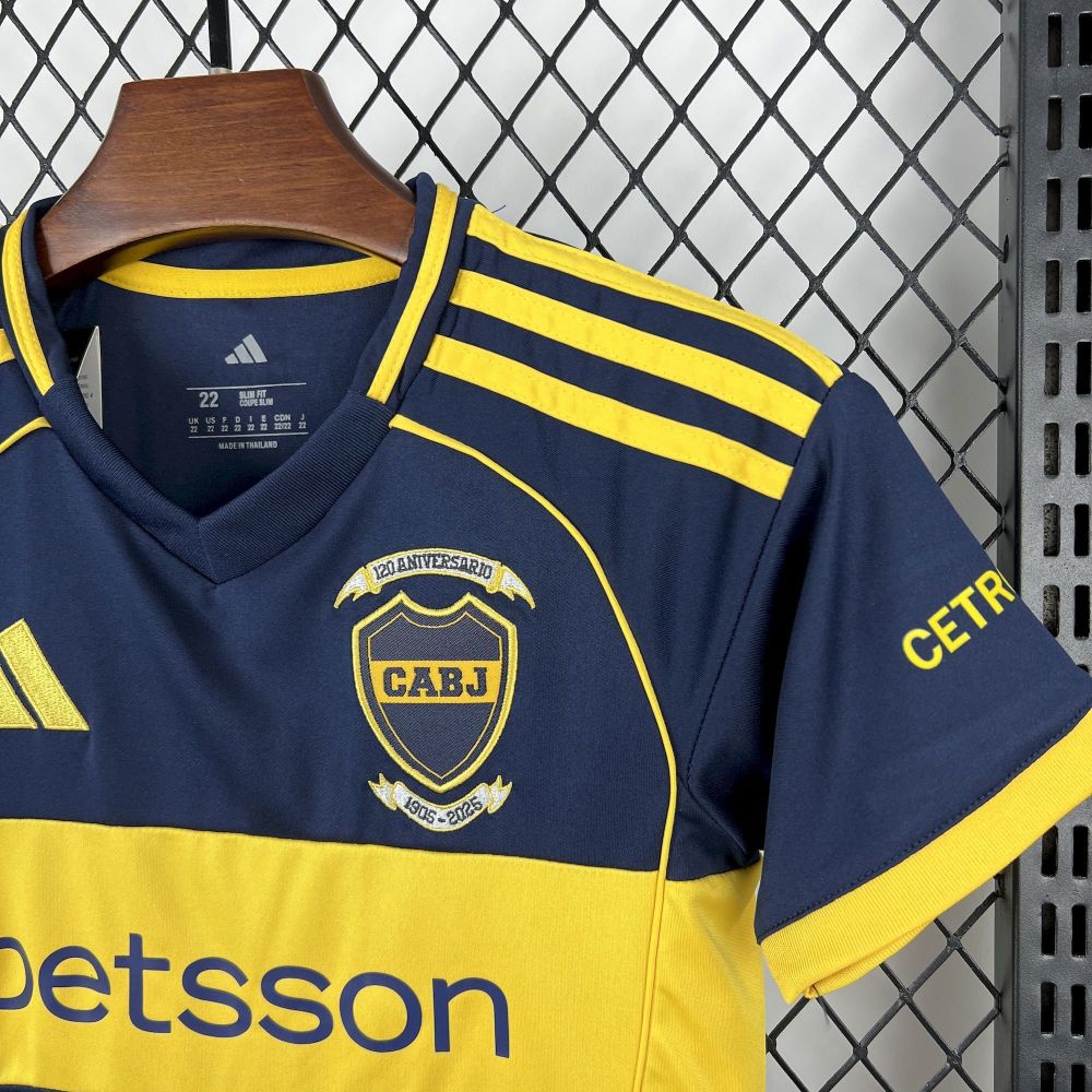 2025/2026 Boca Juniors Home Football Jersey 1:1 Thai Quality Kids Size