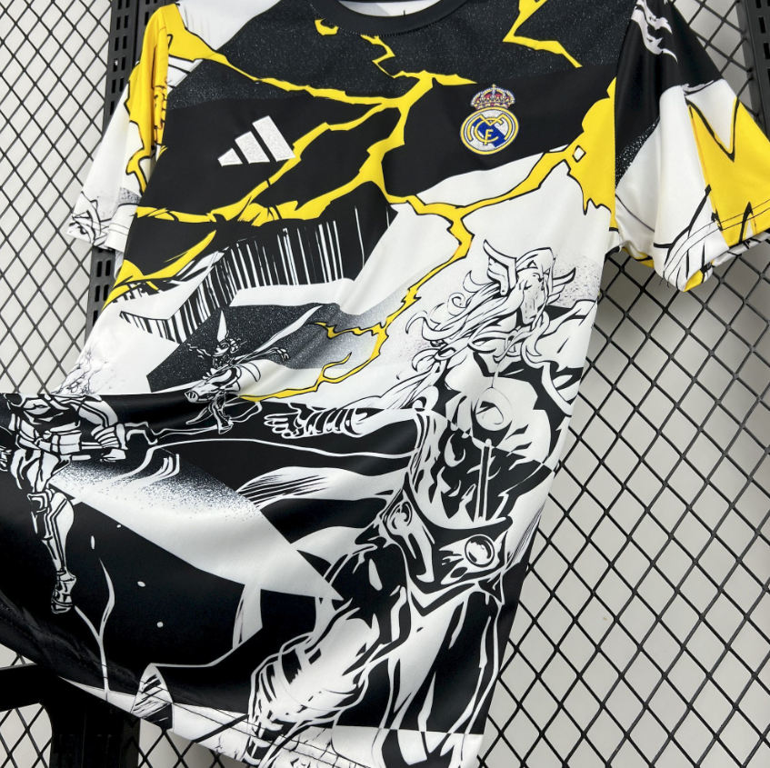 2025/2026 Real Madrid Collaboration With Marvel Football Shirt 1:1 Thai Quality