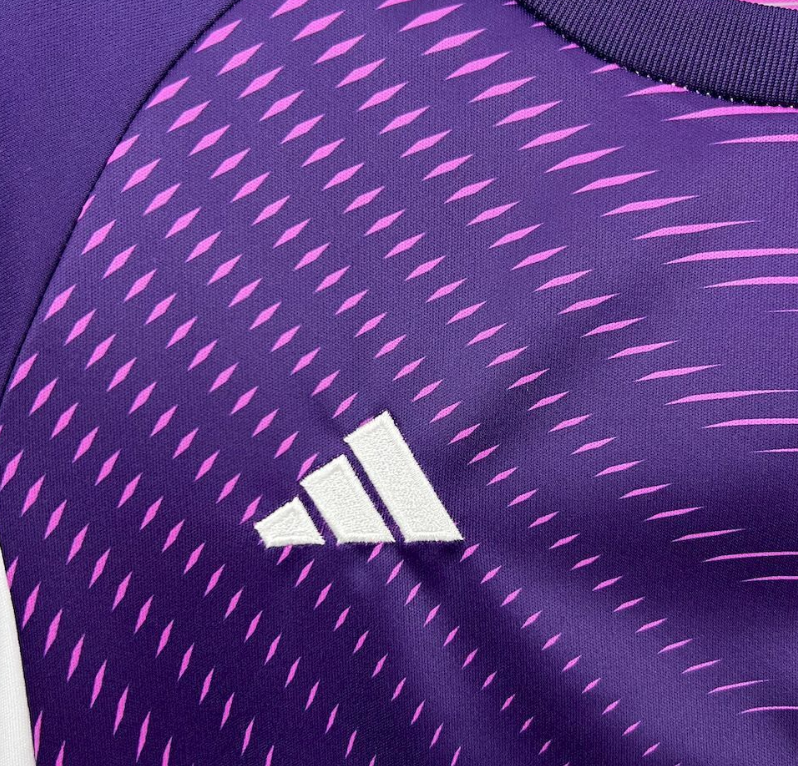 2025/2026 Real Madrid Goalie Purple Football Jersey 1:1 Thai quality Kids Size