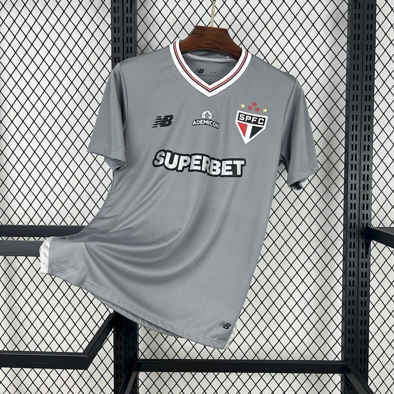 2025/2026 São Paulo Special Edition Grey Football Jersey 1:1 Thai quality