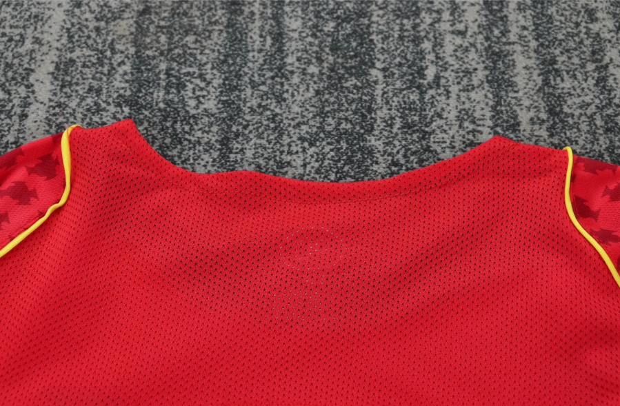 2004 Retro Long Sleeve Portugal Home Football Shirt 1:1 Thai Quality Kids Size