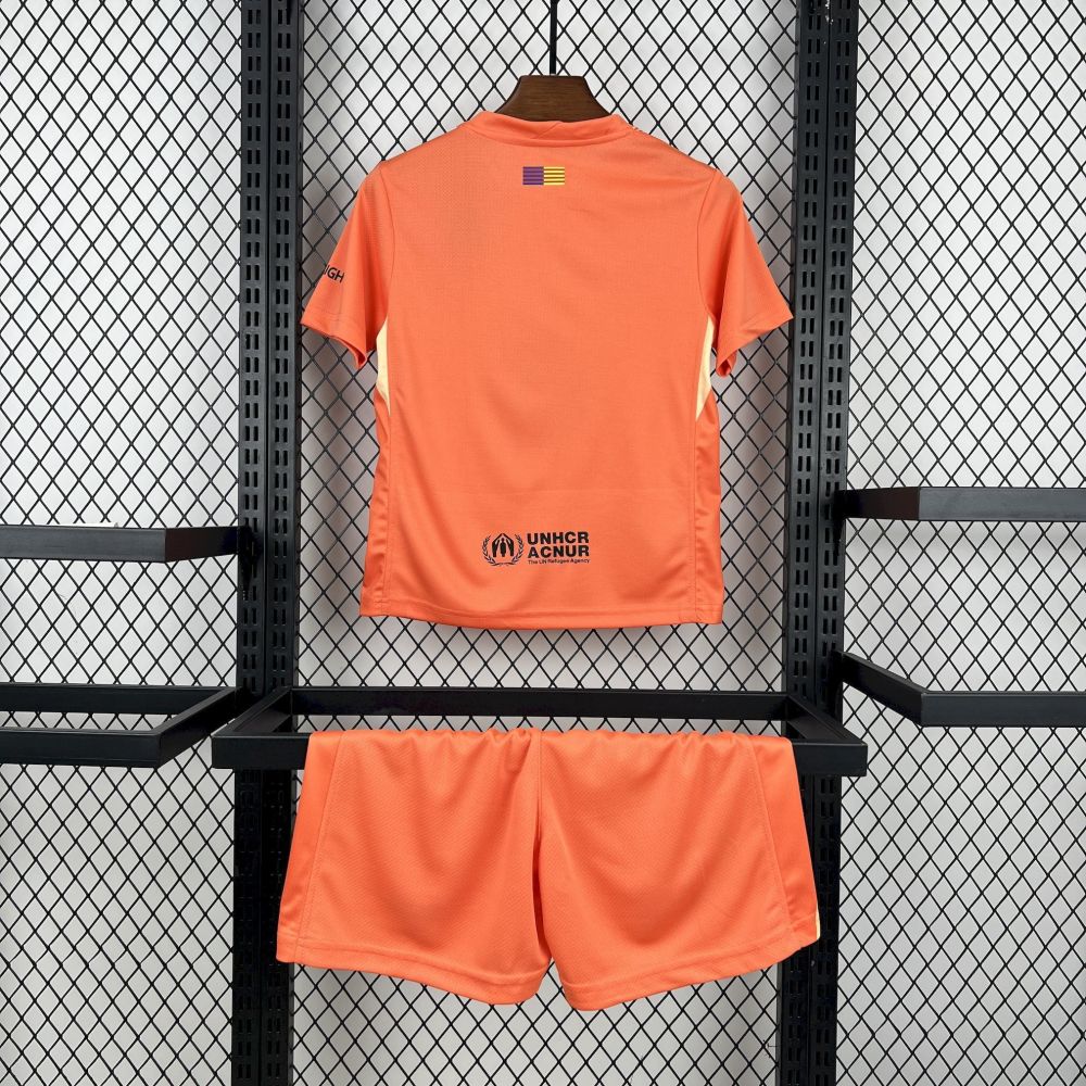 2025/2026 Barcelona Goalkeeper 02 Football Jersey 1:1 Thai Quality Kids Size