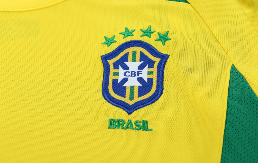 2002 Retro Long Sleeve Brazil Home Football Shirt 1:1 Thai Quality Kids Size