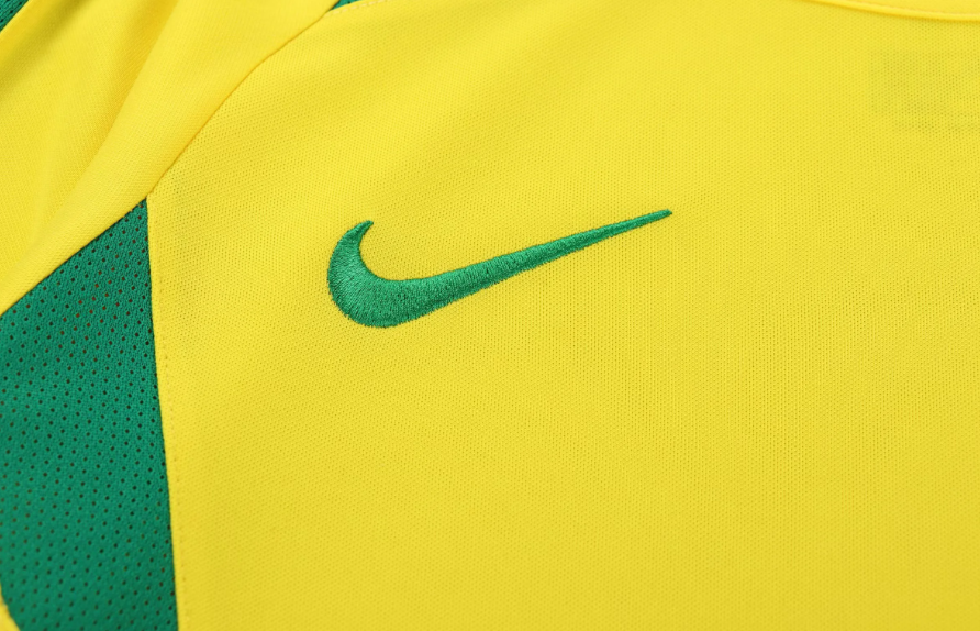 2002 Retro Long Sleeve Brazil Home Football Shirt 1:1 Thai Quality Kids Size