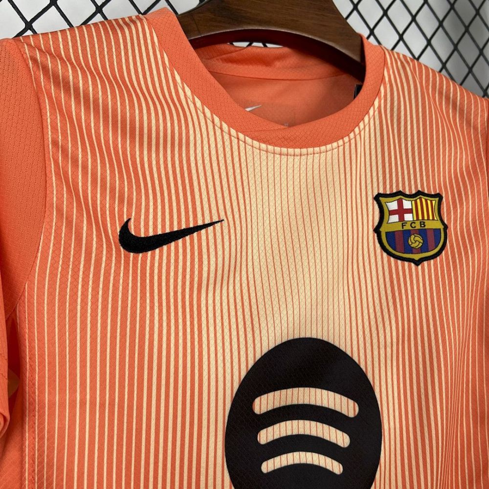 2025/2026 Barcelona Goalkeeper 02 Football Jersey 1:1 Thai Quality Kids Size