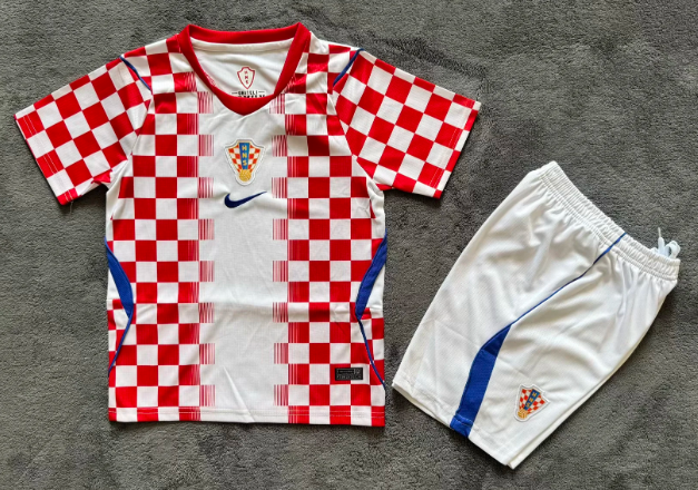 2026 Croatia National Team Home Football Shirt 1:1 Thai Quality Kids Size