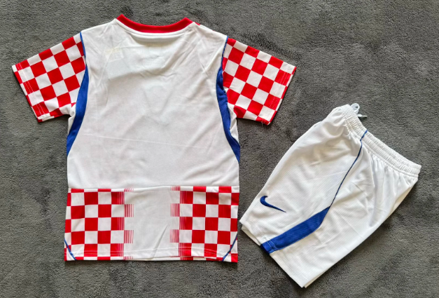 2026 Croatia National Team Home Football Shirt 1:1 Thai Quality Kids Size
