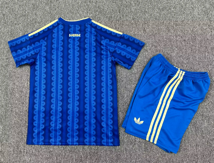 2026 Sweden National Team Away Football Shirt 1:1 Thai Quality Kids Size