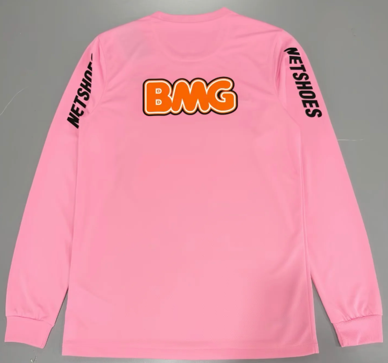 2012/2013 Retro Long Sleeve Santos Pink Football Jersey 1:1 Thai Quality