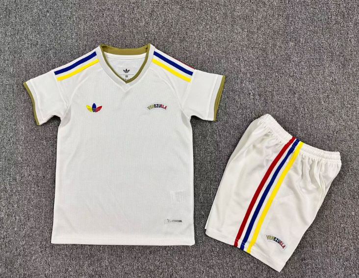 2026 Venezuela National Team Away Football Shirt 1:1 Thai Quality Kids Size