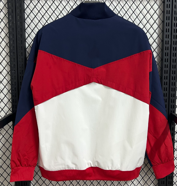 2025/2026 Psg Paris Saint-Germain White and Blue Windbreaker Football Shirt 1:1 Thai Quality