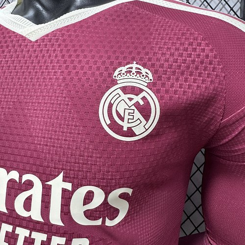 2026/2027 Long Sleeve Player Version Real Madrid Third Away  Jersey 1:1 Thai Quality