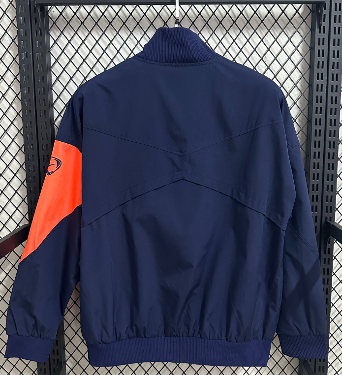 2025/2026 Barcelona Blue and Orange windbreaker Jersey 1:1 Thai Quality