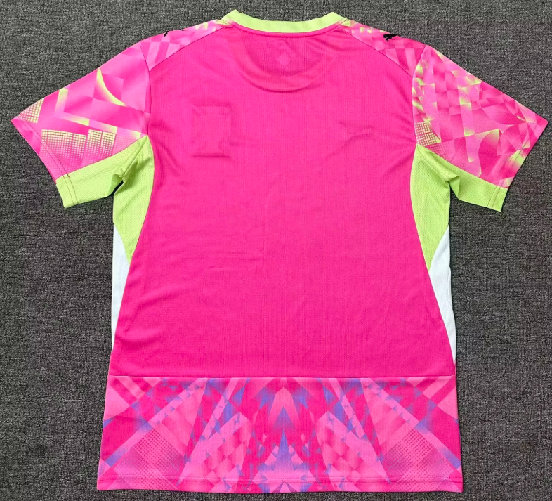 2026 Portugal Goalkeeper Pink Football Jersey 1:1 Thai Quality