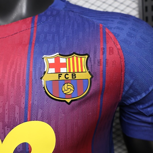 2025/2026 Player Version Barcelona Home OK (Ad-Supported Version) Football Jersey 1:1 Thai Quality