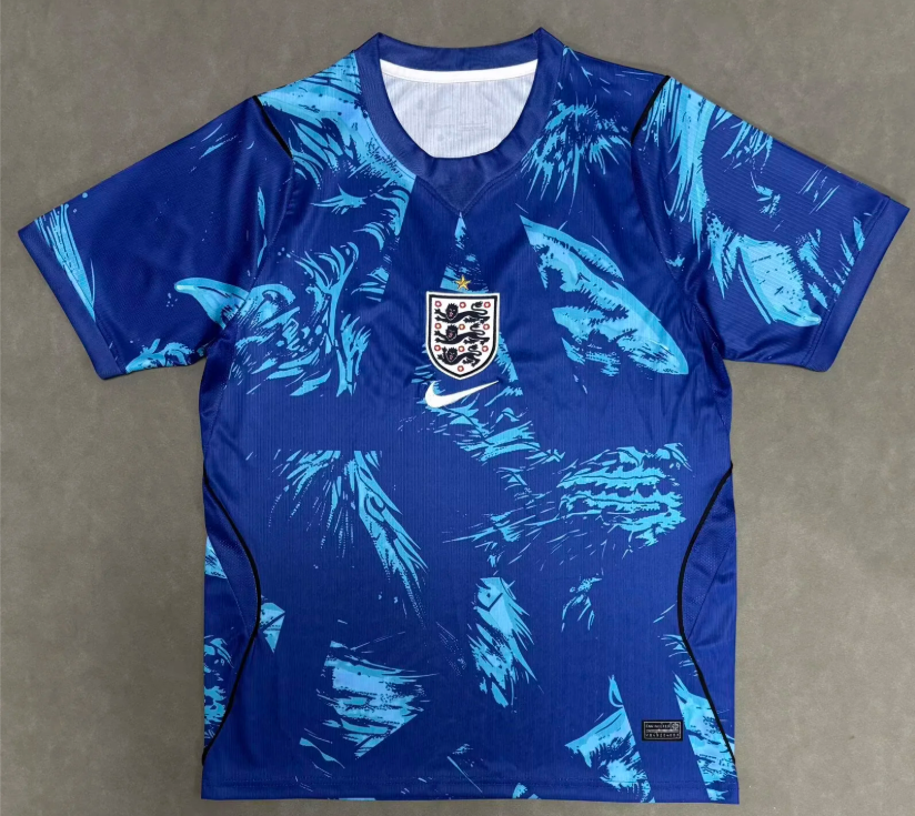 2026 England Goalkeeper Blue Football Shirt 1:1 Thai Quality