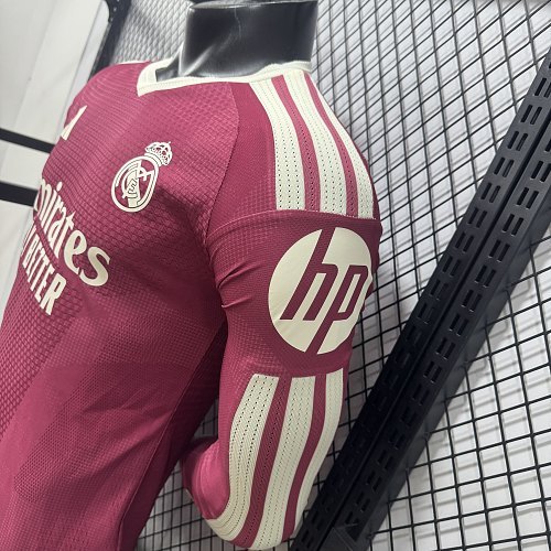 2026/2027 Long Sleeve Player Version Real Madrid Third Away  Jersey 1:1 Thai Quality