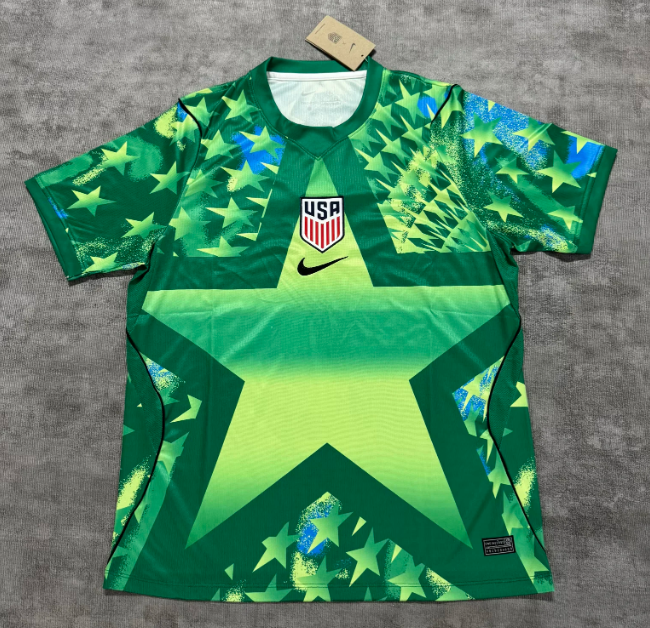 2026 United States Goalkeeper Green Football Shirt 1:1 Thai Quality