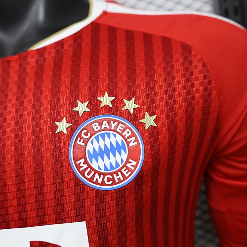 2026/2027 Long Sleeves  Player Version Bayern Munich Home Football Shirt 1:1 Thai Quality