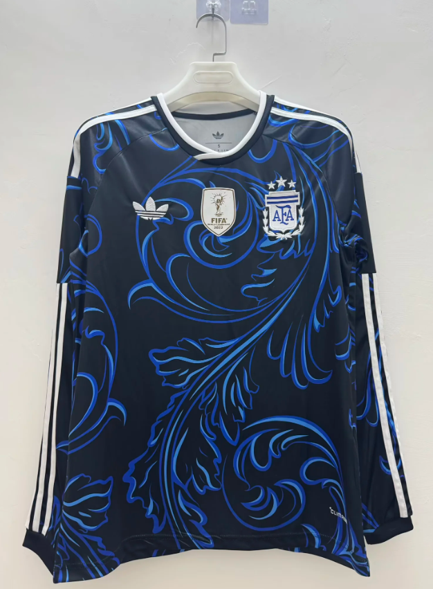 2026 Long Sleeve  Version Argentina Away Jersey 1:1 Thai Quality