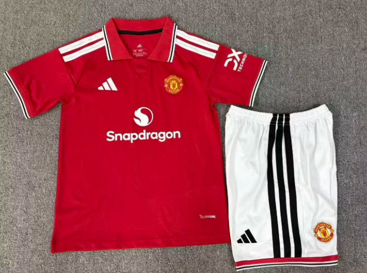 2026/2027 Manchester United Home Football Shirt 1:1 Thai Quality Kids Size