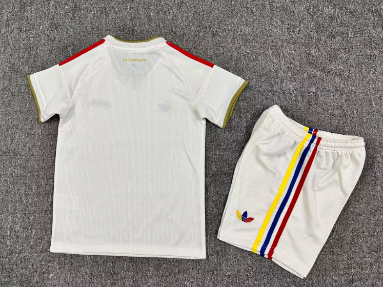 2026 Venezuela National Team Away Football Shirt 1:1 Thai Quality Kids Size