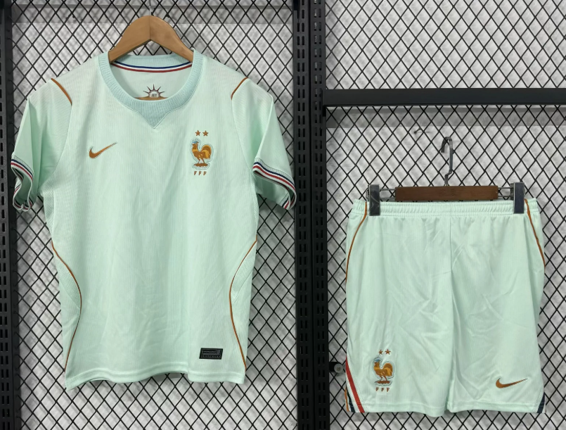 2026 France Away Football Shirt 1:1 Thai Quality Kids Size