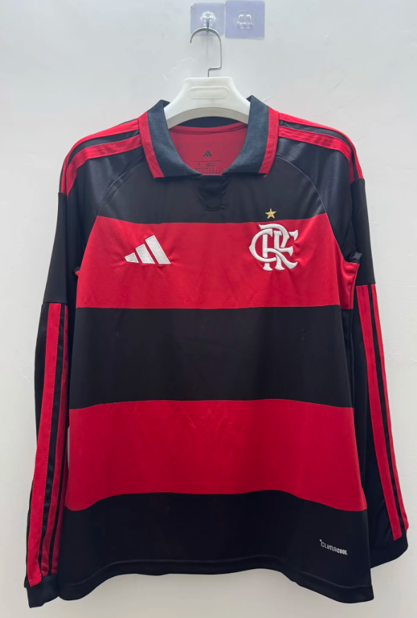 2026/2027 Long Sleeves Flamengo Home Football Jersey 1:1 Thai quality