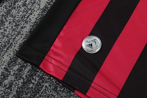 2009/2010 Long Sleeve Retro AC Milan Home Football Shirt 1:1 Thai Quality Kids Size