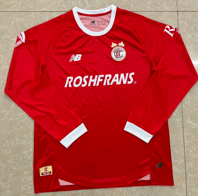 2025/2026 Long Sleeve Deportivo Toluca Special Edition 01 Football Jersey 1:1 Thai Quality