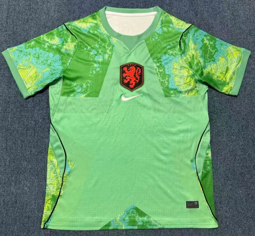 2026 Netherlands National Team Goalkeeper Green Football Shirt 1:1 Thai Quality