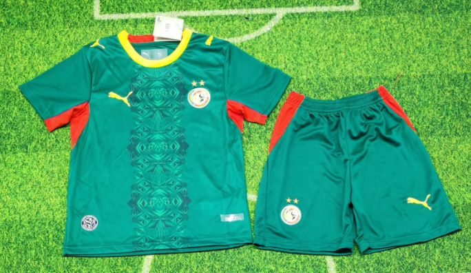 2026 Senegal National Team Away Football Shirt 1:1 Thai Quality Kids Size