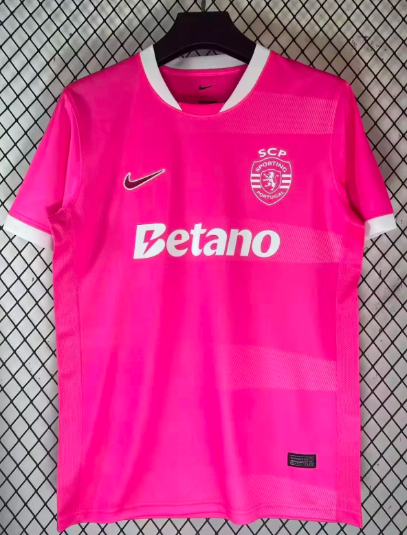 2026/2027 Sporting Lisbon Training Suit pink Football Shirt 1:1 Thai Quality