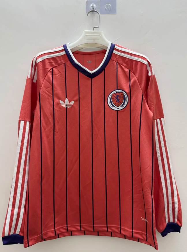2026 Long Sleeve Scotland National Team Away Football Jersey 1:1 Thai Quality