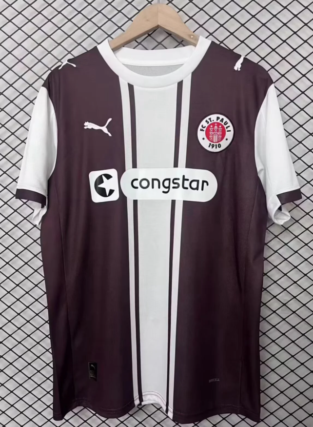 2026/2027 Long Sleeve St Pauli Training Suit Football Jersey 1:1 Thai Quality