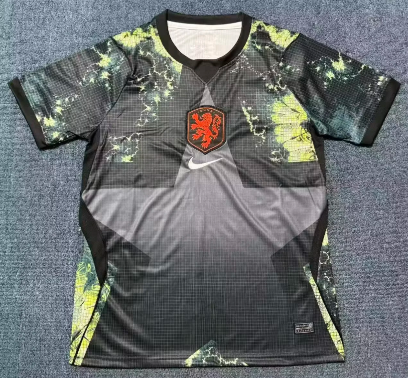 2026 Netherlands National Team Goalkeeper Black Football Shirt 1:1 Thai Quality