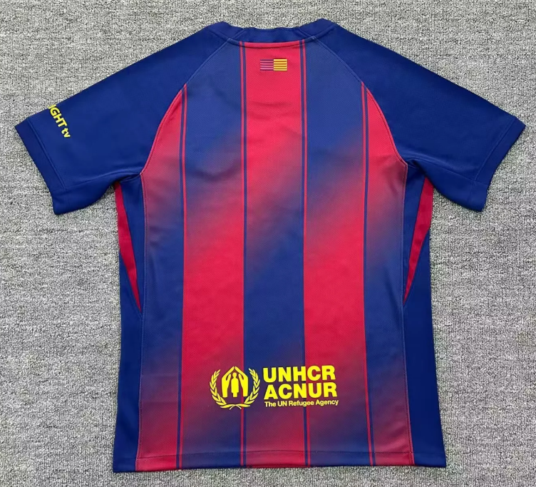 2025/2026 Barcelona Home OK (Ad-Supported Version) Football Jersey 1:1 Thai Quality